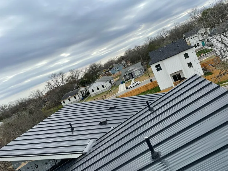 Standing seam metal roof panels with vents for Skylight Repair in Upper Freehold